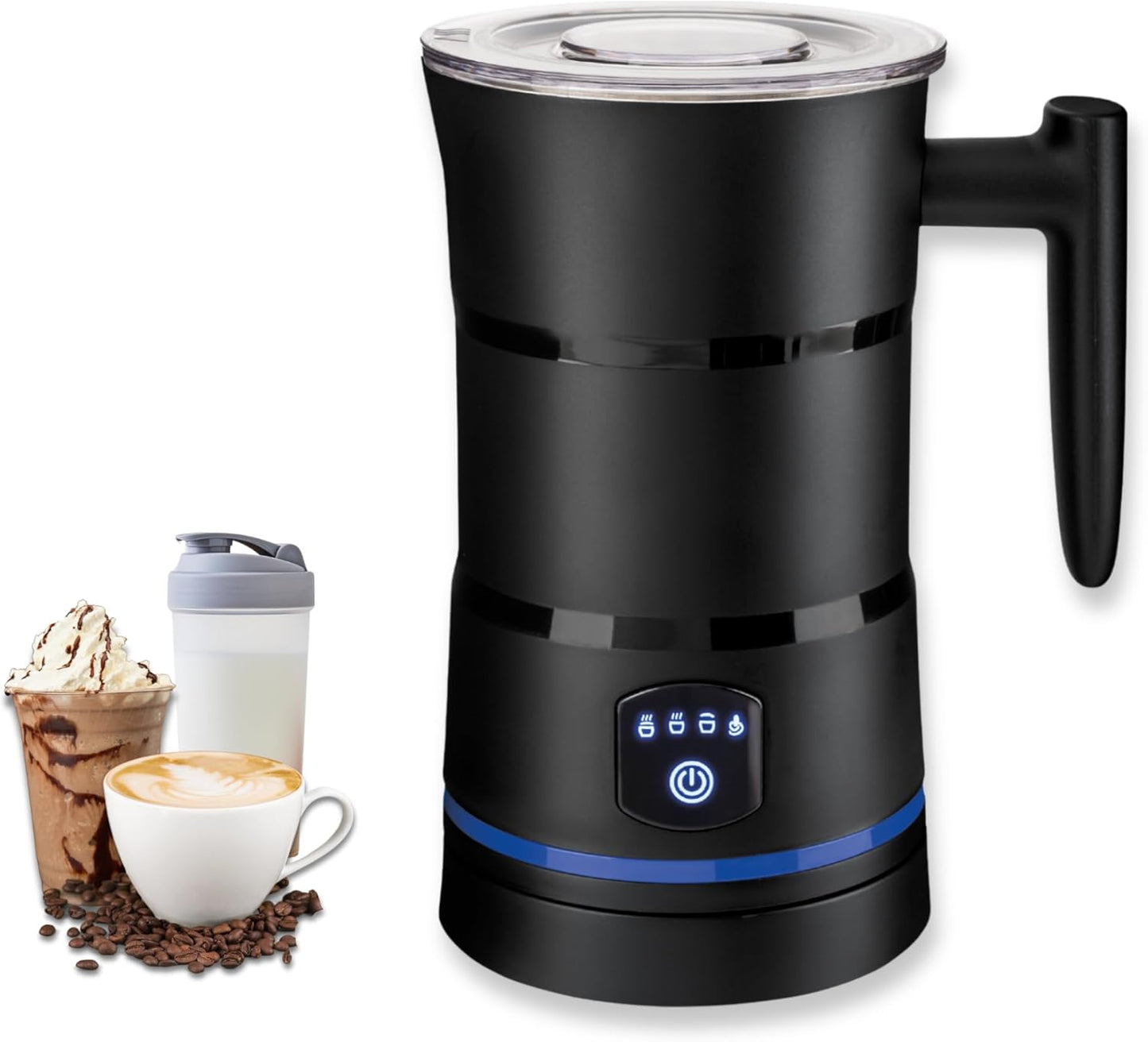 CremaLux™ 4-in-1 Smart Milk Frother— Café-Quality Foam at Home