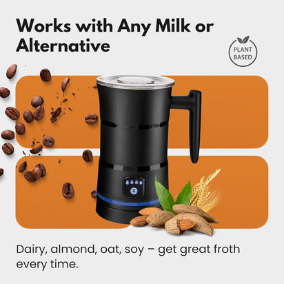 CremaLux™ 4-in-1 Smart Milk Frother— Café-Quality Foam at Home